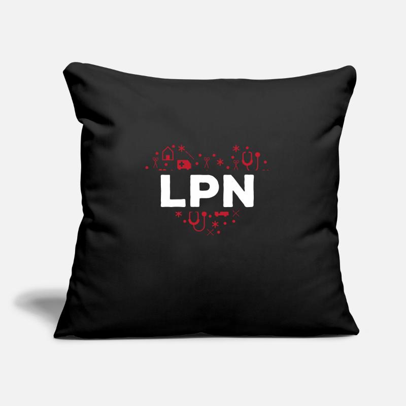 Licensed Practical Nurse Sofa pillow with filling 45cm x 45cm