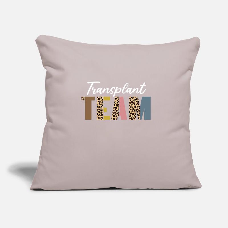 Transplant Team Leopard Pattern Sofa pillow with filling 45cm x 45cm