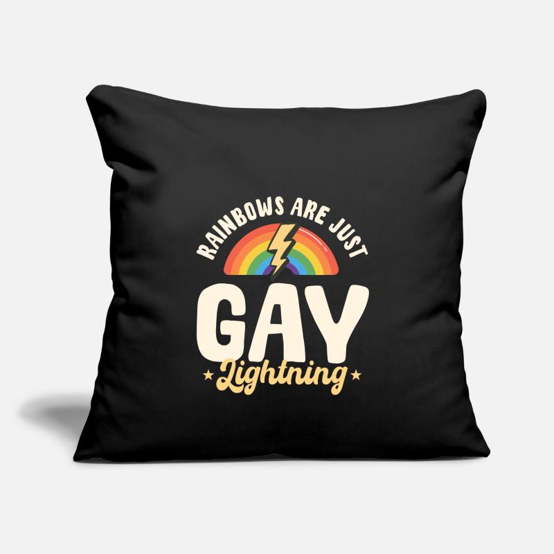 Regenbogen Sind Nur Schwule Blitze Sofakissen mit Füllung 45 x 45 cm