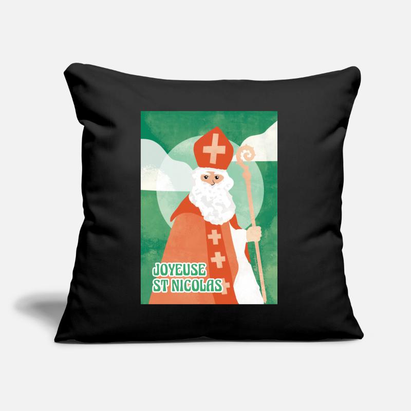 joyeuse st nicolas Coussin et housse de 45 x 45 cm