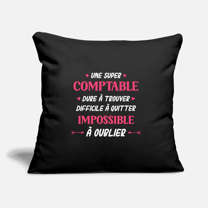 Super comptable Coussin et housse de 45 x 45 cm