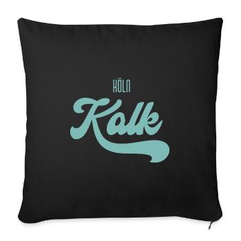 Köln Kalk T-Shirts & mehr - Sofakissen mit Füllung 45 x 45 cm - Schwarz - Vorne