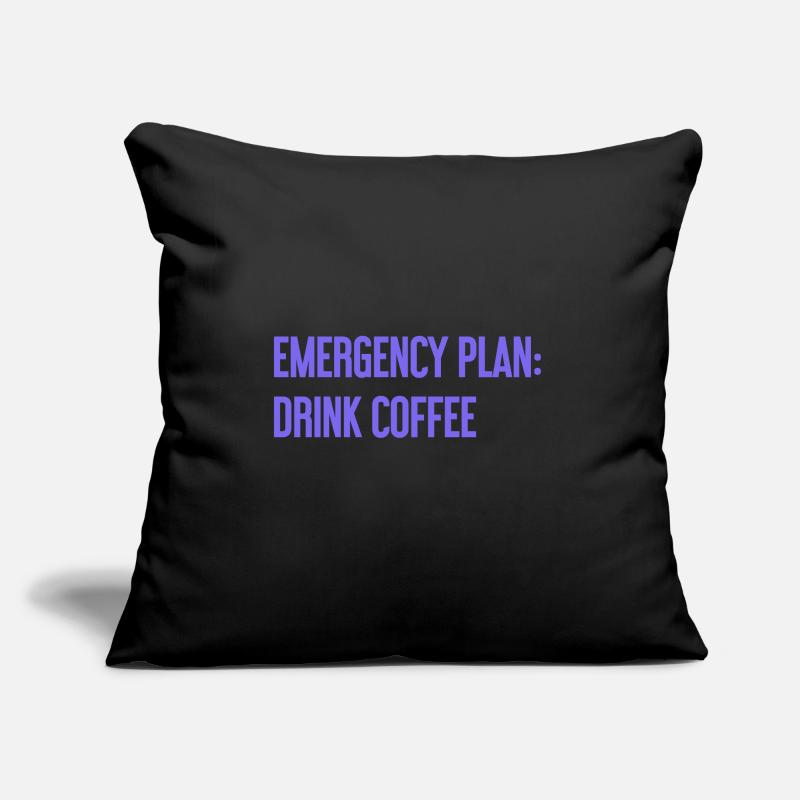 Plan d’urgence pour le café Coussin et housse de 45 x 45 cm
