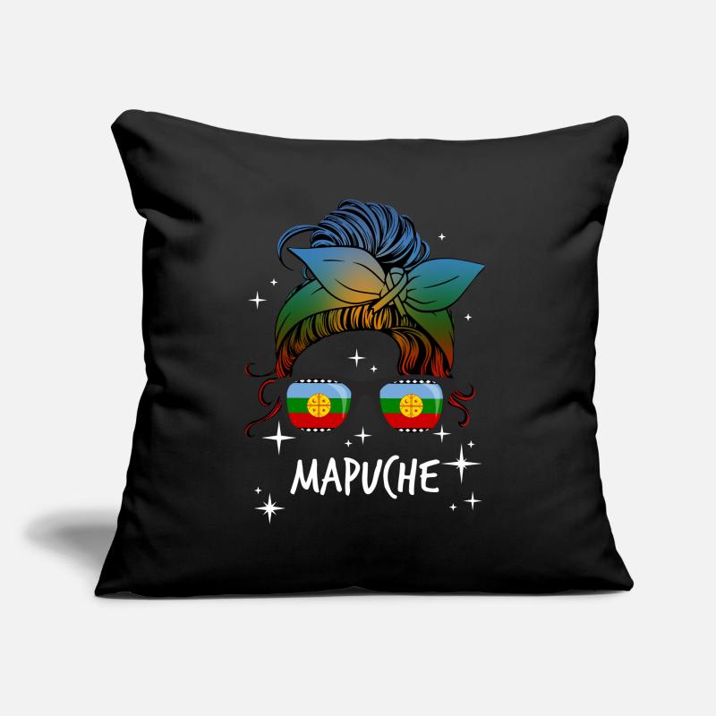 Mapuche Coussin et housse de 45 x 45 cm