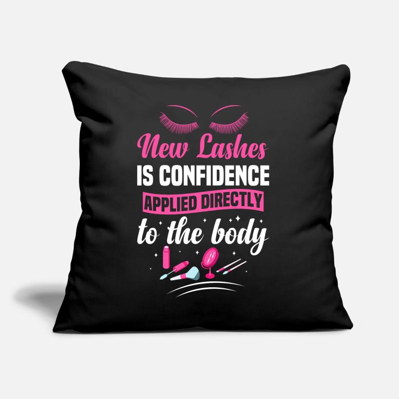  Eyelash Tech Cosmetologist Eyelash Technician Sofa pillow with filling 45cm x 45cm