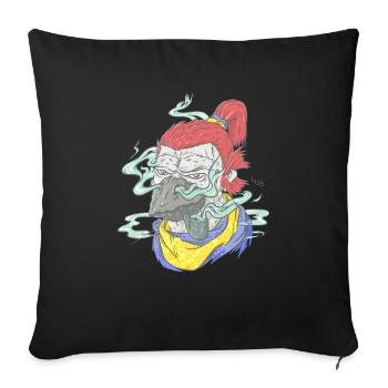 Shinzu Print - Coussin et housse de 45 x 45 cm - noir - Devant