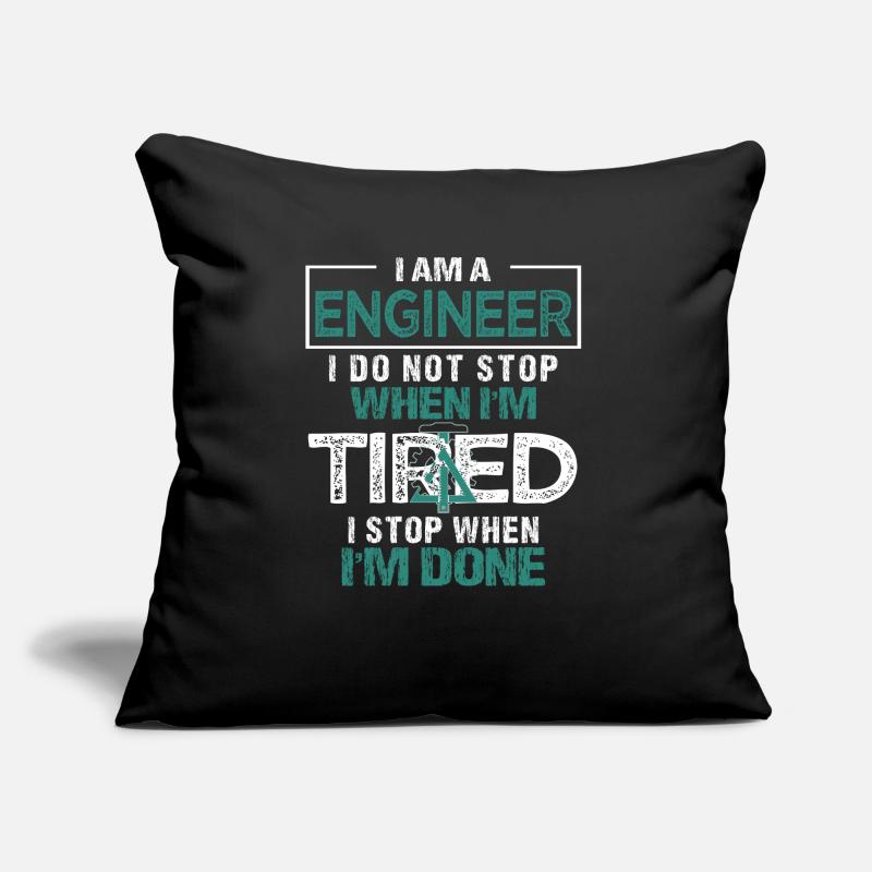 Engineer or engineer Sofa pillow with filling 45cm x 45cm