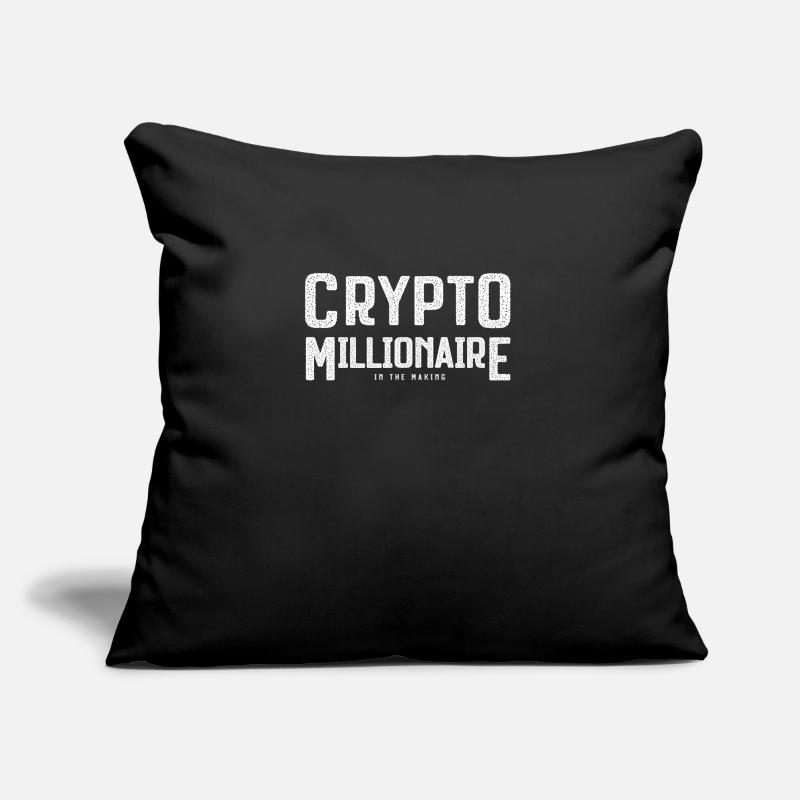 Crypto Crypto Bitcoin Ethereum Gift TShirt Sofa pillow with filling 45cm x 45cm