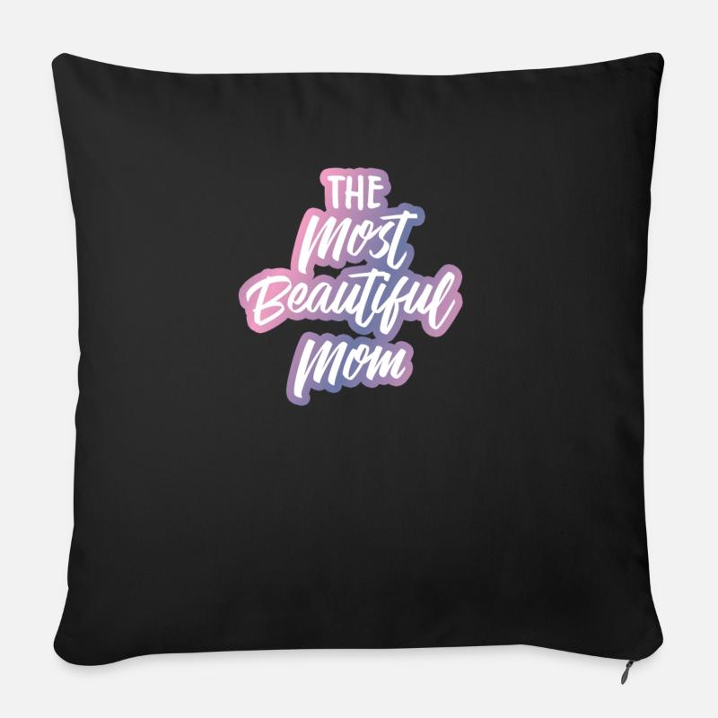 Mutter - Muttertag - Mom - Mami - Mama - Geschenk - Sofakissen mit Füllung 45 x 45 cm - Schwarz