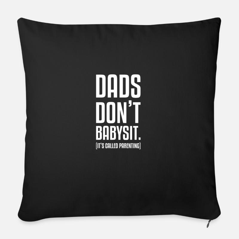 Funny Dad Gift Sarcastic Dads gift - Sofa pillow with filling 45cm x 45cm - black
