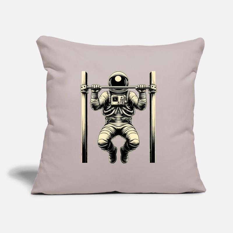 Calisthenics Astronaut Pull-ups Gift Sofa pillow with filling 45cm x 45cm
