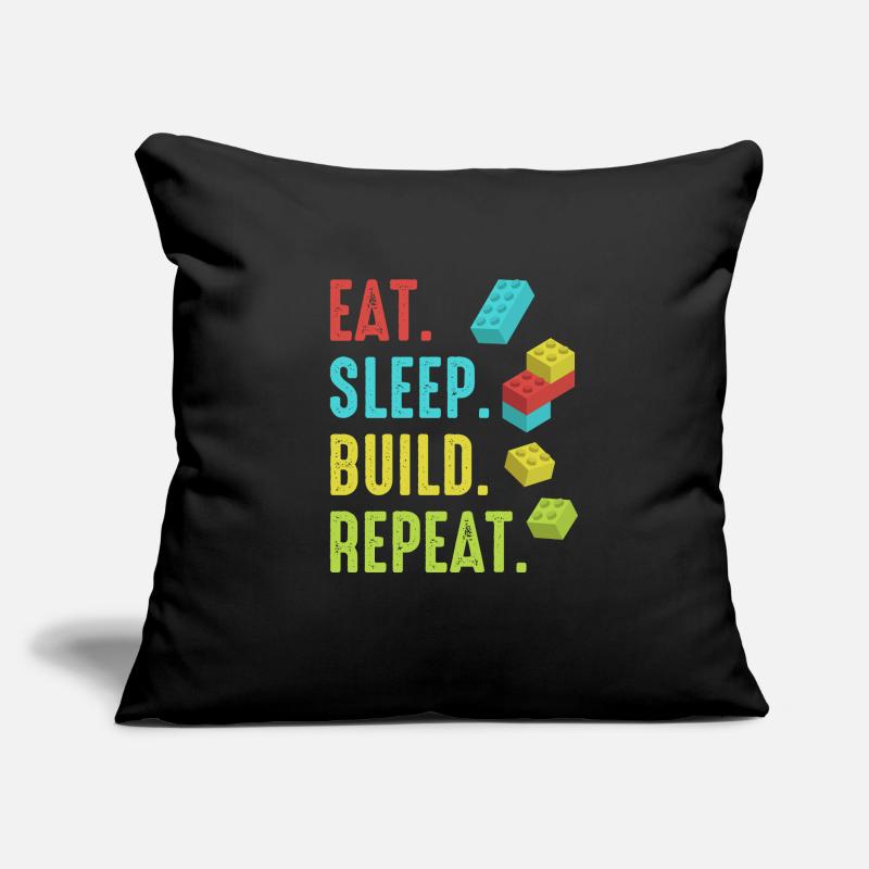 Brick Builder Brick Building Master Builder Coussin et housse de 45 x 45 cm