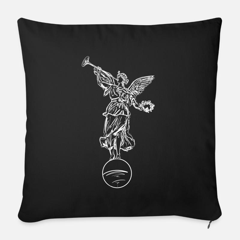 Fama - Sofakissen mit Füllung 45 x 45 cm - Schwarz