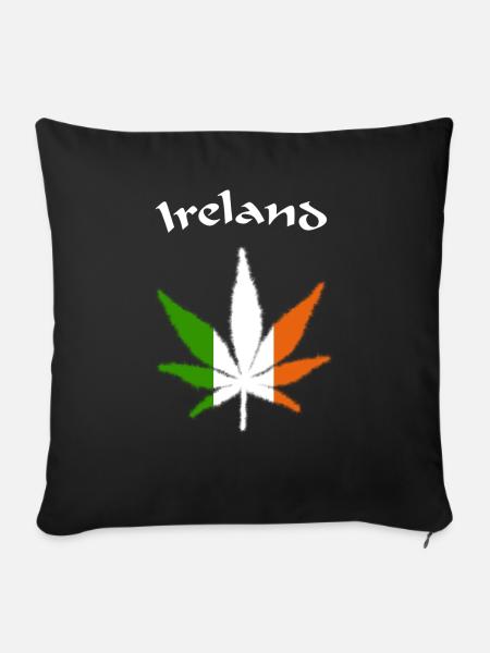 Ireland - Sofakissen mit Füllung 45 x 45 cm - Schwarz
