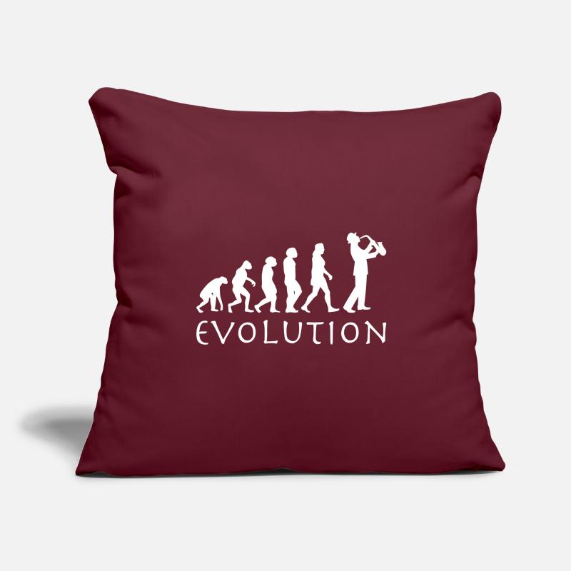 Saxophone Player Evolution Sofa pillow with filling 45cm x 45cm