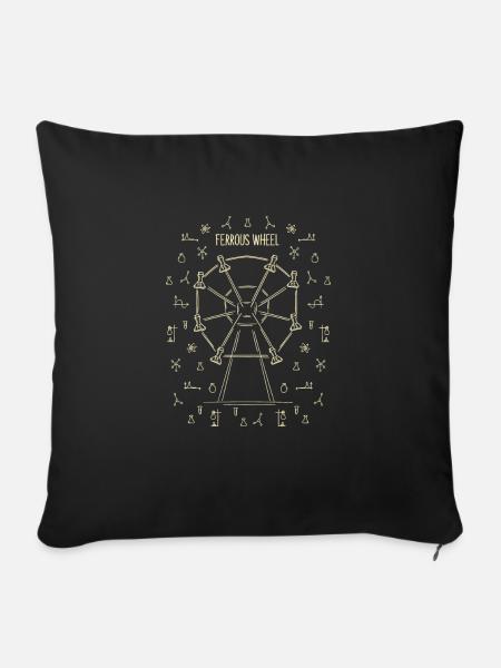 Das Chemie - Riesenrad! - Geschenk - Sofakissen mit Füllung 45 x 45 cm - Schwarz