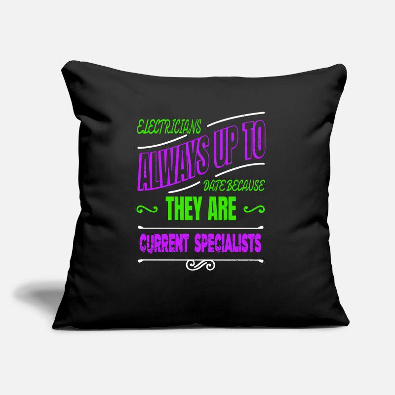 birthday present idea retired socket statement Sofa pillow with filling 45cm x 45cm
