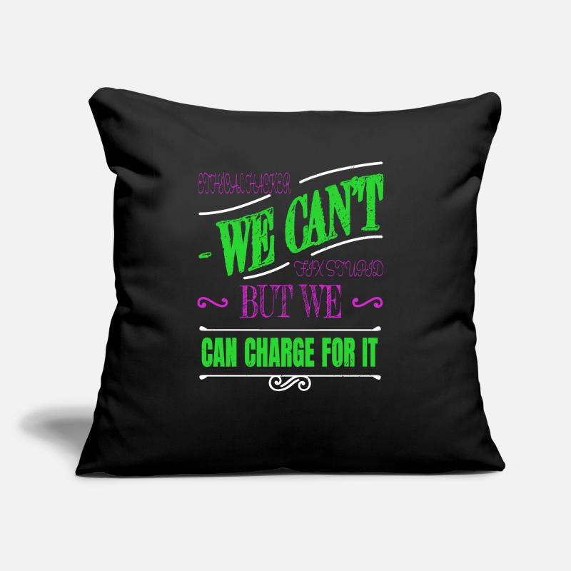 Programming Gift Ethical Fingers Fun Sofa pillow with filling 45cm x 45cm