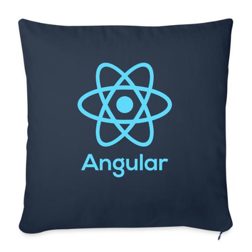 Reactangular – Is it React? Is it Angular? - Cuscino da divano 45 x 45 cm con riempimento