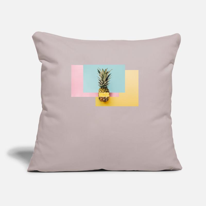 Bunte Ananas / Geschenk Idee Sofakissen mit Füllung 45 x 45 cm