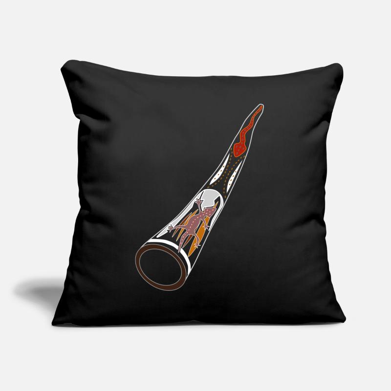 Didgeridoo Didjeridu Sofa pillow with filling 45cm x 45cm
