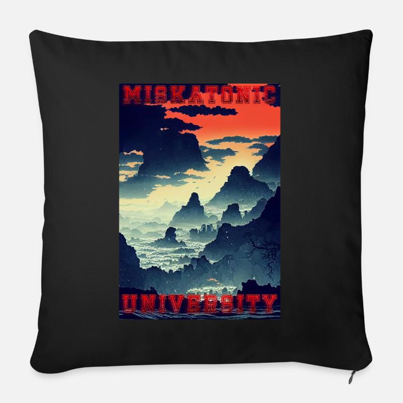 Miskatonic Universität - Sofakissen mit Füllung 45 x 45 cm - Schwarz