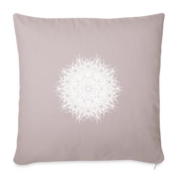 Oriental District Mandala - Sofa pillow with filling 45cm x 45cm - light taupe - Front