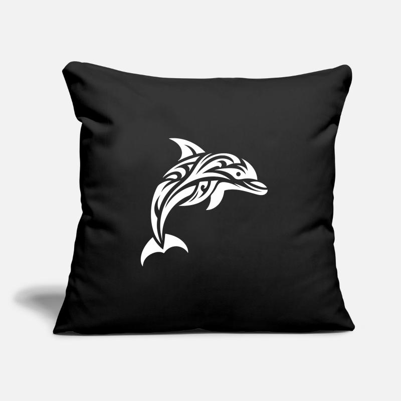 Saut Mignon Tatouage Dauphin Coussin et housse de 45 x 45 cm