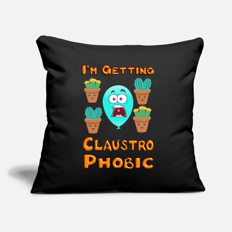 I'm getting Claustrophobic - cacti cactus balloon Sofa pillow with filling 45cm x 45cm