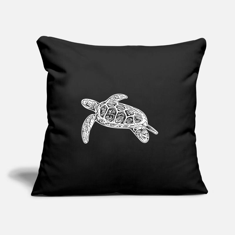 Small floating turtle Sofa pillow with filling 45cm x 45cm