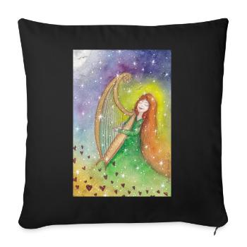In meinem Innersten Poster - Sofakissen mit Füllung 45 x 45 cm - Schwarz - Vorne