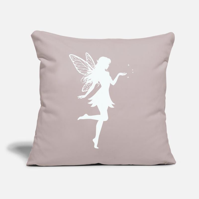Elfe Fée Coussin et housse de 45 x 45 cm