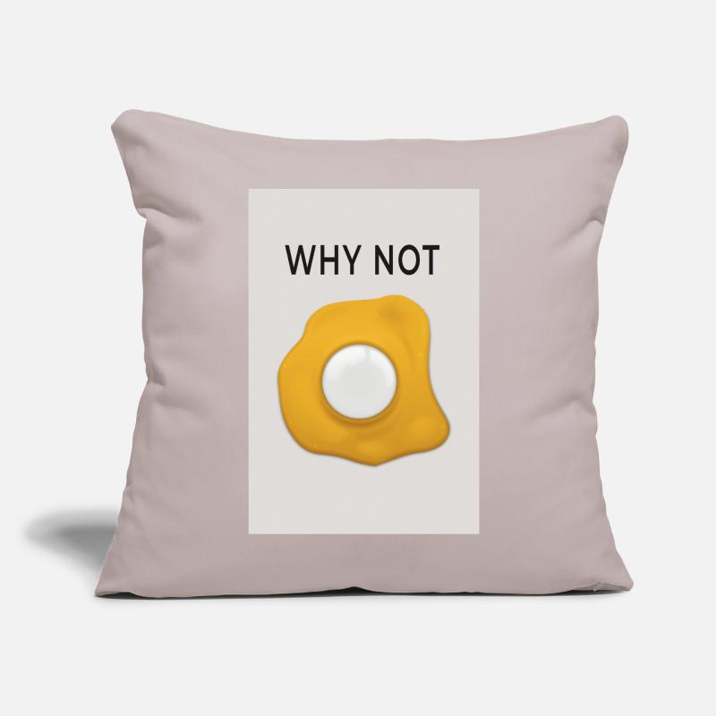Pourquoi pas la conception de la déclaration de motivation Coussin et housse de 45 x 45 cm
