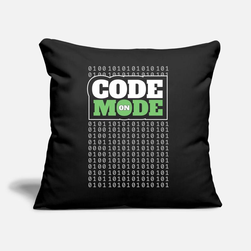 Code Mode Activé - Programmeur Ingénieur logiciel Codeur Coussin et housse de 45 x 45 cm
