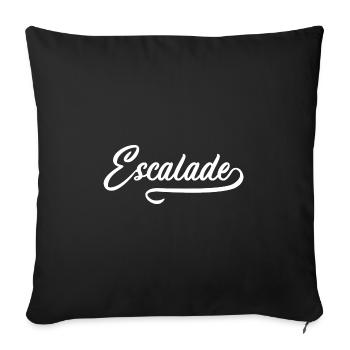 Vintage climbing - Sofa pillow with filling 45cm x 45cm - black - Front