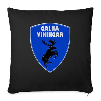 Galna Vikingar Verrückte Wikinger - Sofakissen mit Füllung 45 x 45 cm - Schwarz - Vorne