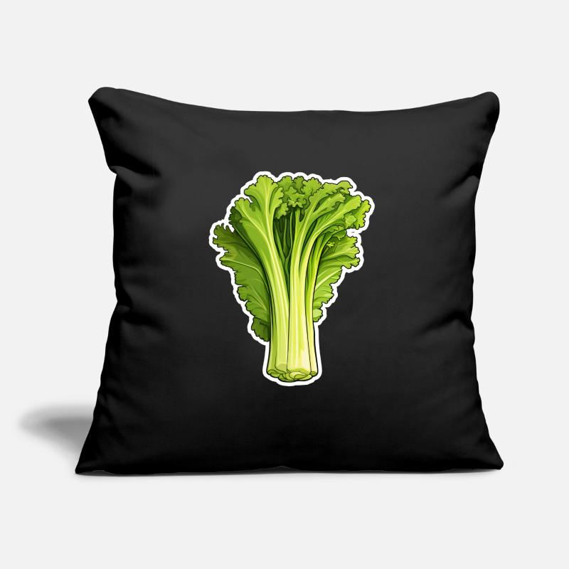 Céleri ou céleri Coussin et housse de 45 x 45 cm