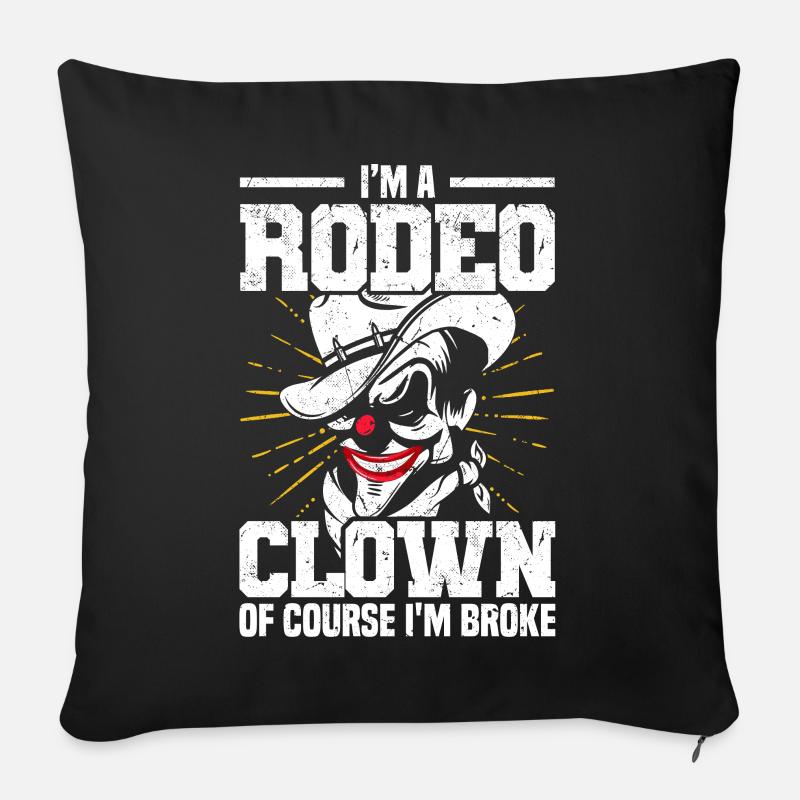Rodeo - Sofakissen mit Füllung 45 x 45 cm - Schwarz
