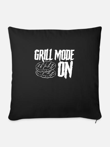 Beef grill modus Ein - Sofakissen mit Füllung 45 x 45 cm - Schwarz