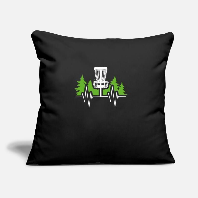 Fréquence du disc golf Coussin et housse de 45 x 45 cm