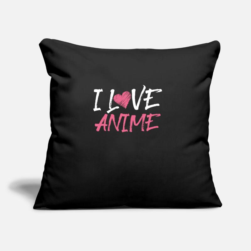J’adore l’anime Coussin et housse de 45 x 45 cm