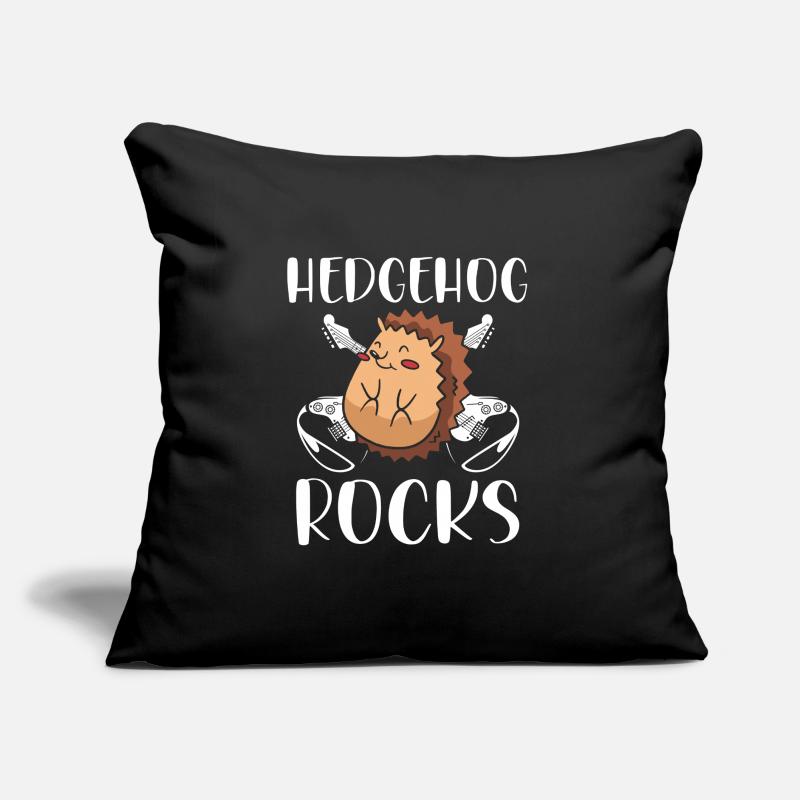 Roches de hérisson doux Coussin et housse de 45 x 45 cm