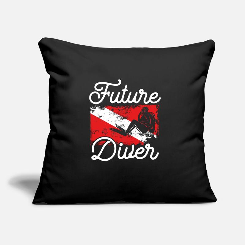 Futur plongeur Coussin et housse de 45 x 45 cm