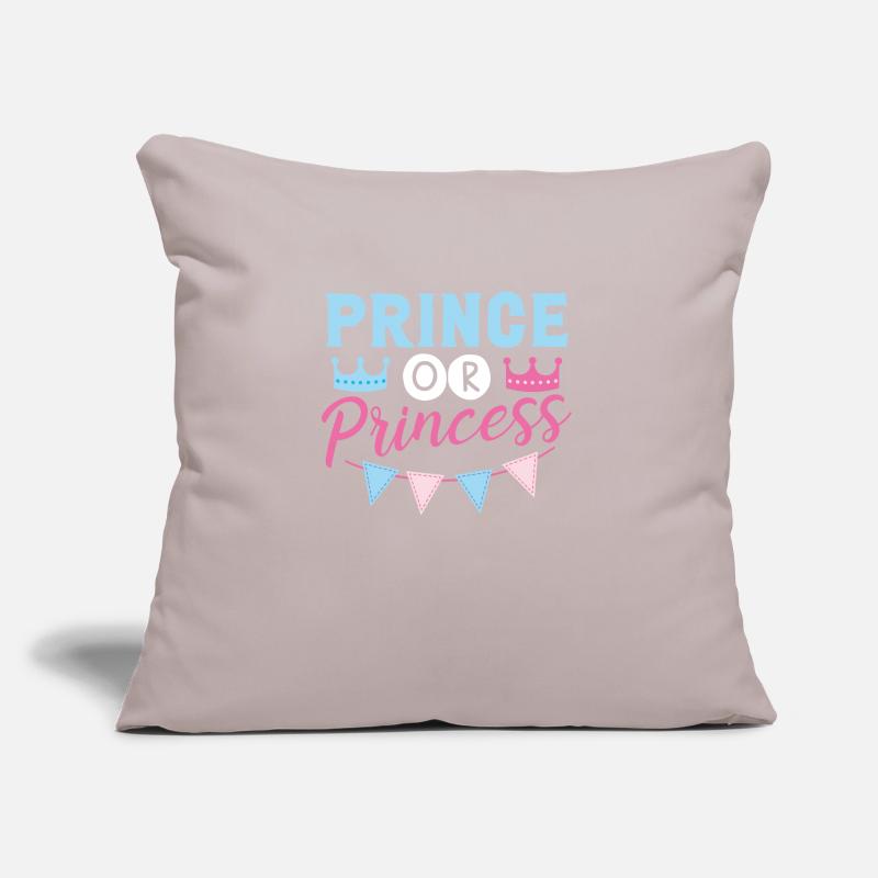 Prinz Oder Prinzessin Sofakissen mit Füllung 45 x 45 cm