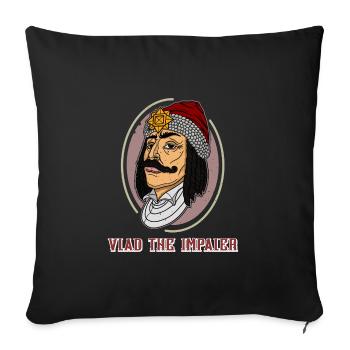 Transsilvanien Vlad Tepes Rumänien Impaler - Sofakissen mit Füllung 45 x 45 cm - Schwarz - Vorne