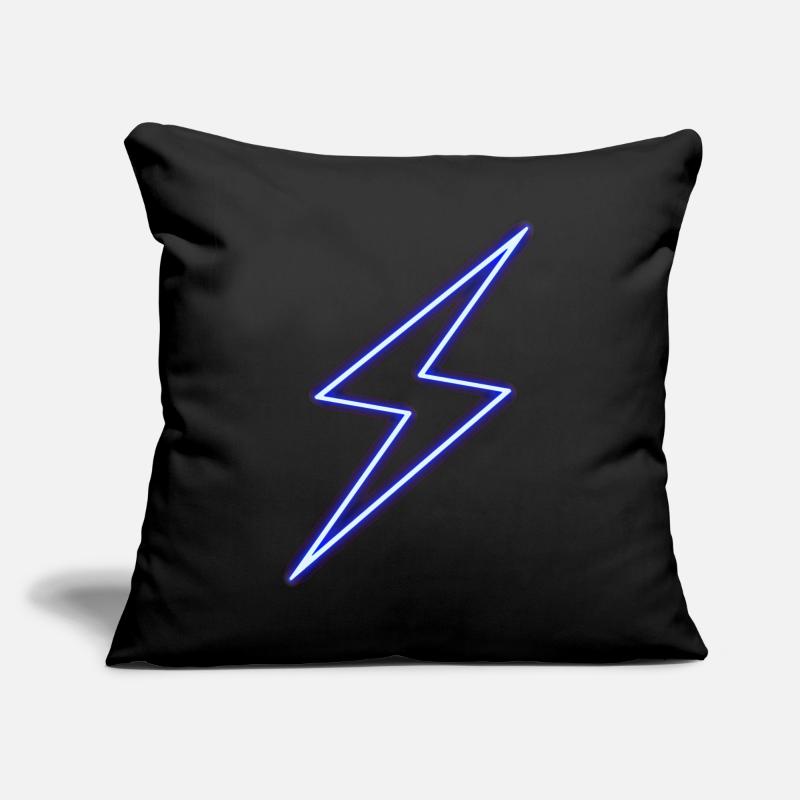 Neon-Blitzbolt Sofakissen mit Füllung 45 x 45 cm