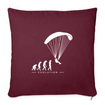 Paragleiter Paragleiten Evolution Motif - Coussin et housse de 45 x 45 cm - bordeaux - Devant