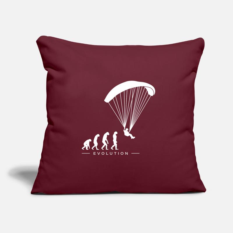 Paragleiter Paragleiten Evolution Motif Coussin et housse de 45 x 45 cm