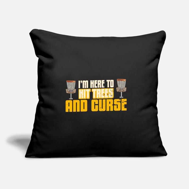 Frisbee Discgolf Disc Golf Sport Lancer Coussin et housse de 45 x 45 cm