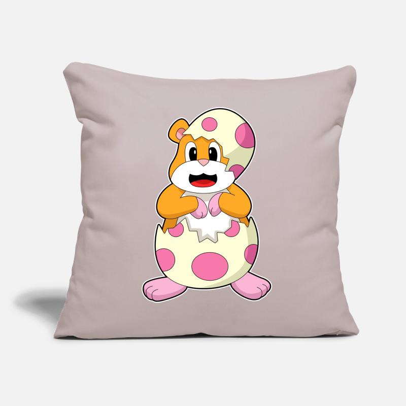 Hamster Eggshell Sofa pillow with filling 45cm x 45cm
